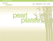 Tablet Screenshot of pearlpilates.com
